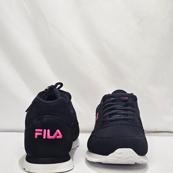 FILA Women's Cress Casual Lace Up Sneakers Size 7 Black Pink NWT - Picture 6 of 7
